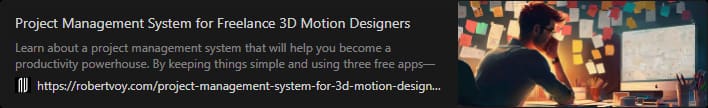 Project Management for Freelance 3D Motion Designers